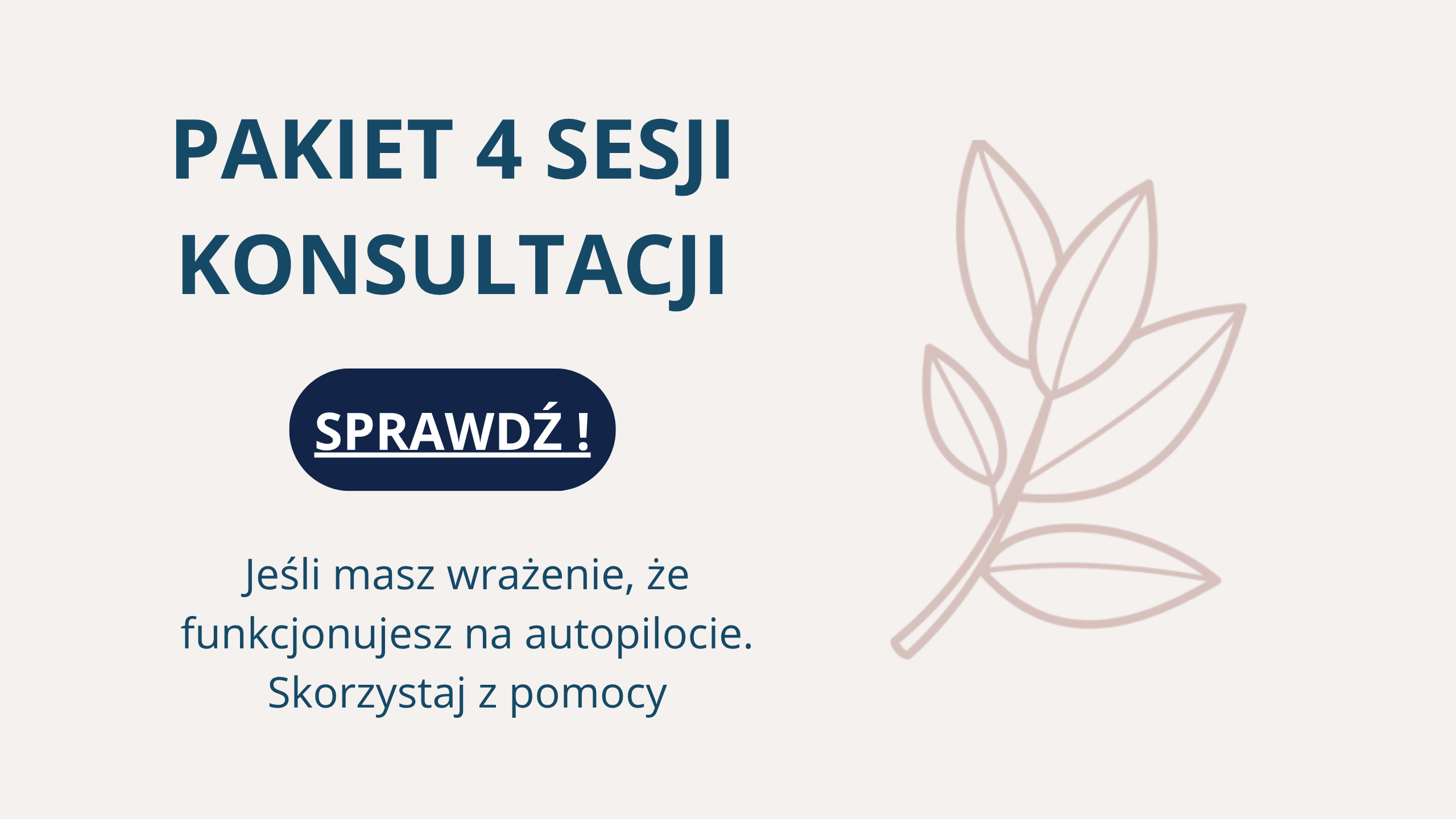 pakiet 4 sesji konsultacji psychologicznych